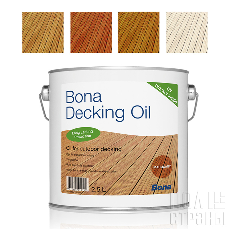 Масло Decking Oil 1К Grey 2.5л, Bona Масло Decking Oil 1К Grey 2.5л, Bona