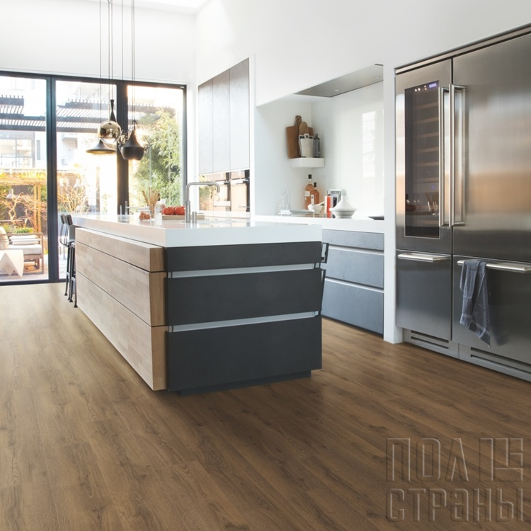 Ламинат Quick Step Classic CLV 4086 Дуб шоколадный рустикальный Ламинат Quick Step Classic CLV 4086 Дуб шоколадный рустикальный